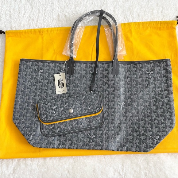 Goyard Handbags - NEW Authentic Goyard Saint Louis PM Tote - Gray